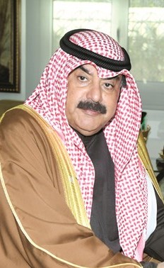 خالد الجارالله خلال تسجيل كلمة في سجل التعازي بسفارة الإمارات(محمد هاشم) ﻿