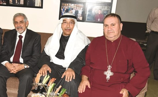 د. هلال الساير ونبيل الملا والارشمندريت بطرس غريب﻿