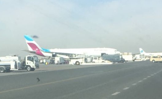 الجلوي: بلاغ كاذب للطائرة الأوروبية المتجهة من صلالة إلى ألمانيا عبر الأجواء الكويتية