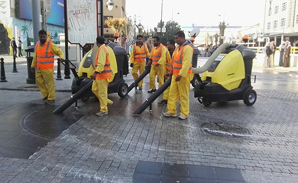 رفع 10 أطنان مخلفات في المباركية