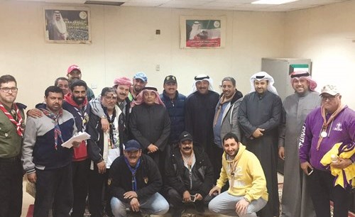  المقصيد خلال تفقده المخيم ﻿