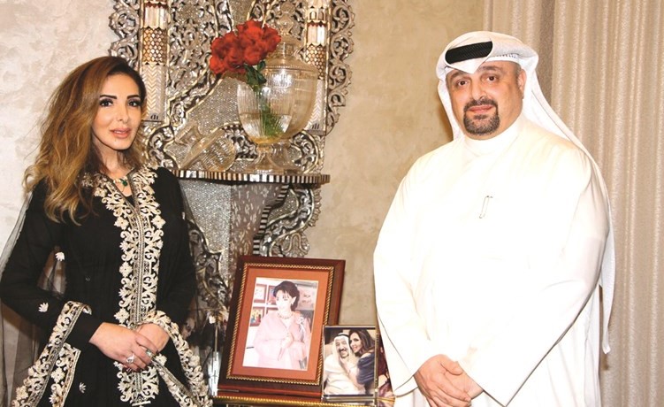 الشيخة سارة الصباح وجمال النصرالله﻿