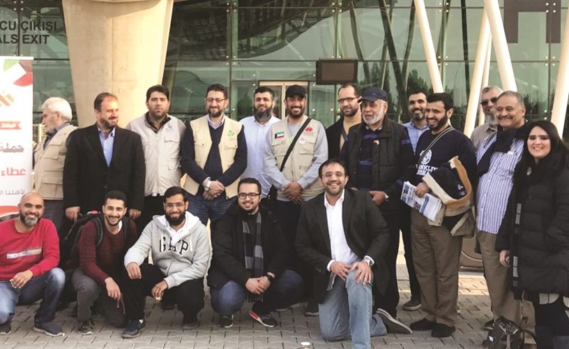  صورة جماعية للفريق الطبي الكويتي ﻿