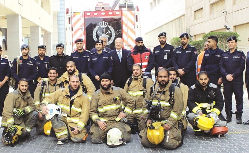 نجاح تجربة إخلاء وهمي في فندق شيراتون الكويت