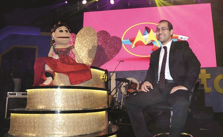 أبلة فاهيتا أثناء الحفل﻿