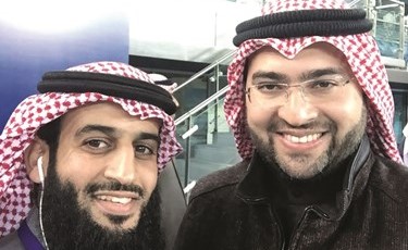 الشيخ حمود المبارك ود.حامد الشيباني﻿