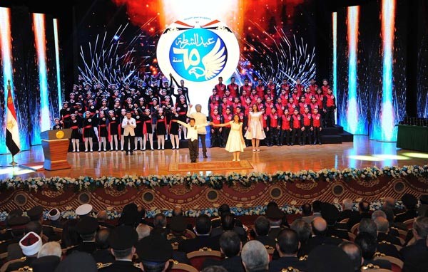 فقرة فنية خلال الاحتفال