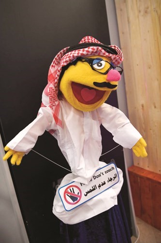 دمى كويتية في المعرض﻿