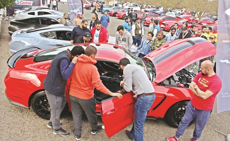 الحدث شهد إقبالاً كبيراً بمشاركة أكثر من 180 مالكاً للسيارة «الغانم أوتو» راعٍ بلاتيني لمهرجان موستانج السنوي الثاني