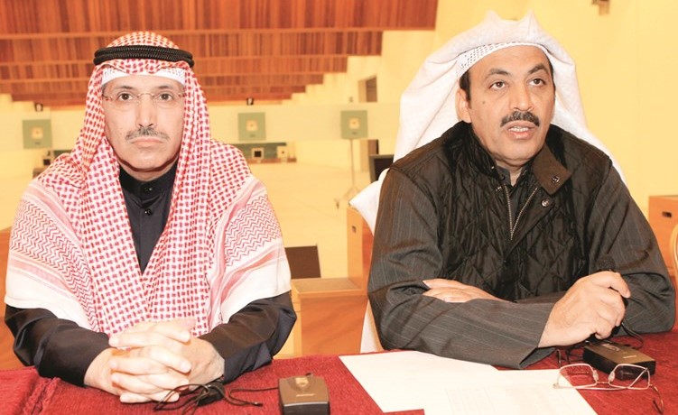 دعيج العتيبي وعبيد العصيمي في الاجتماع الفني ﻿