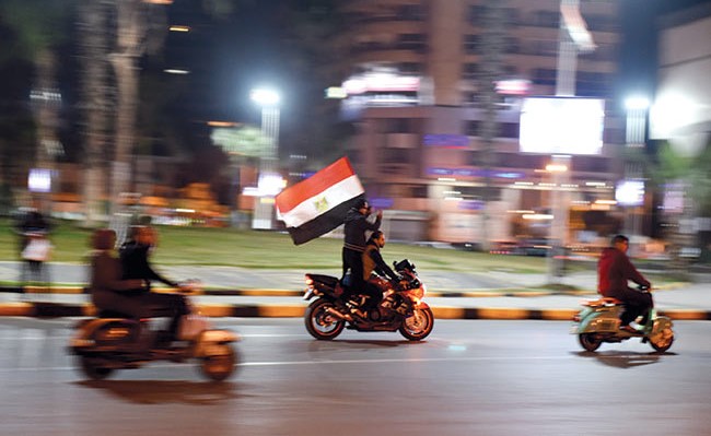 مسيرات للدراجات النارية بعد الفوز