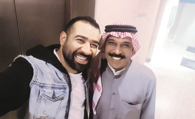 سفير الاغنية الخليجية عبدالله الرويشد والنجم بشار الشطي﻿