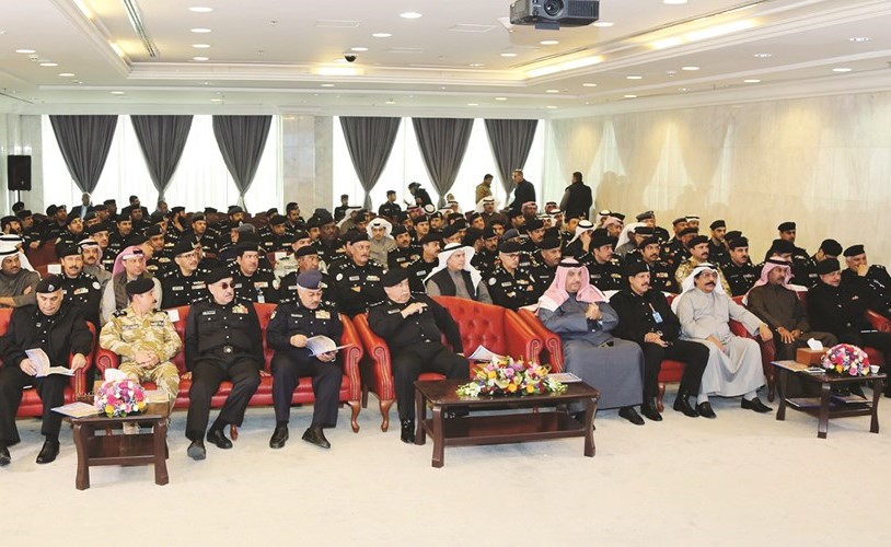 الفريق سليمان الفهد متوسطا وكلاء وزارة الداخلية المساعدين والمديرين العامين﻿