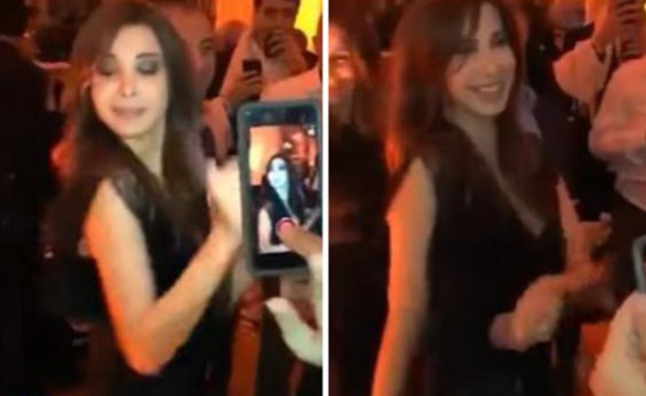 بالفيديو.. نانسي عجرم ترقص على واحدة ونص مع وزير التربية والتعليم اللبناني
