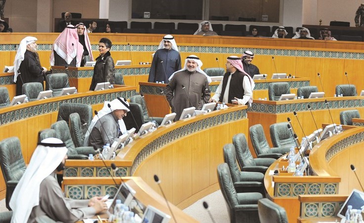 جانب من النواب في قاعة عبدالله السالم أمس ﻿