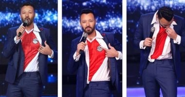 بالفيديو.. مذيع «Arab Idol» يتصرف بغرابة ويخلع ملابسه على الهواء .. شاهدوا رد فعل نانسي  !