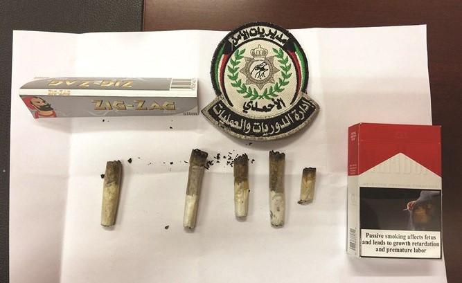 المواد المخدرة التي عثر عليها مع مطلوبي الفنطاس﻿