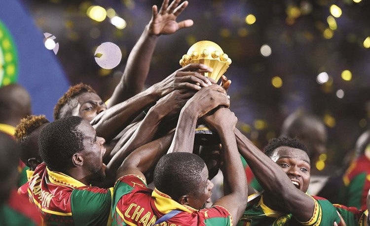 فرحة ابطال افريقيا باللقب الخامس﻿
