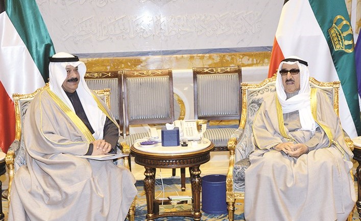 صاحب السمو الأمير الشيخ صباح الأحمد مستقبلا د.عبدالعزيز الدخيل﻿