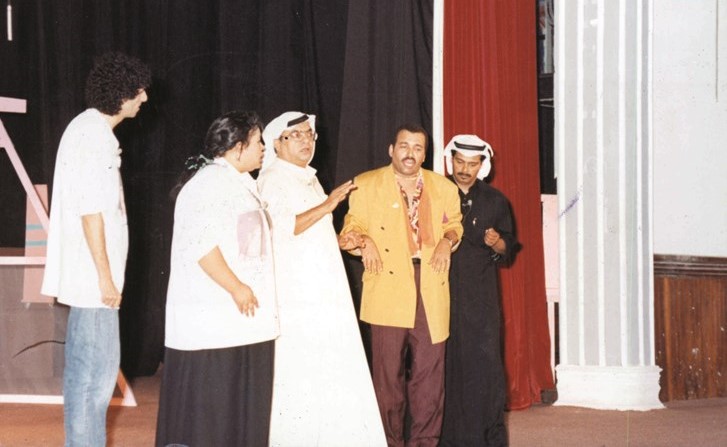العقل ودرويش مع محمد العجيمي وانتصار الشراح والراحل خليل اسماعيل في مسرحية انتخبوا ام علي﻿