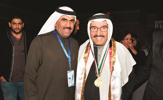  وفي صورة مع رئيس المركز الإعلامي الزميل مفرح الشمري﻿