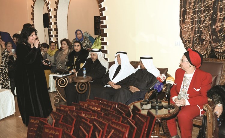 المحامية نجلاء النقي مرحبة برئيسة الجمعية د.تهاني البرتقالي﻿
