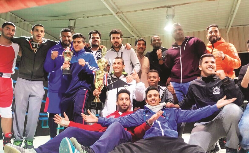 أبطال القرين يحتفلون بالمركز الأول﻿