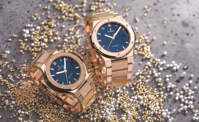«هوبلو» تطرح ساعات CLASSIC FUSION BRACELET BLUE