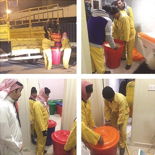 مصادرة أدوات تصنيع الخمور ﻿