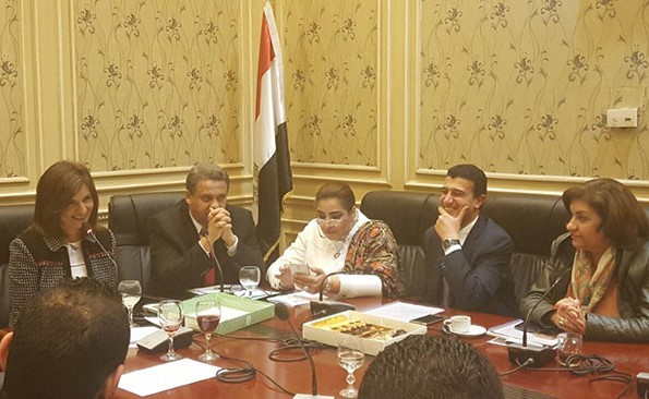  وزيرة الهجرة خلال اجتماع لجنة العلاقات الخارجية بالبرلمان