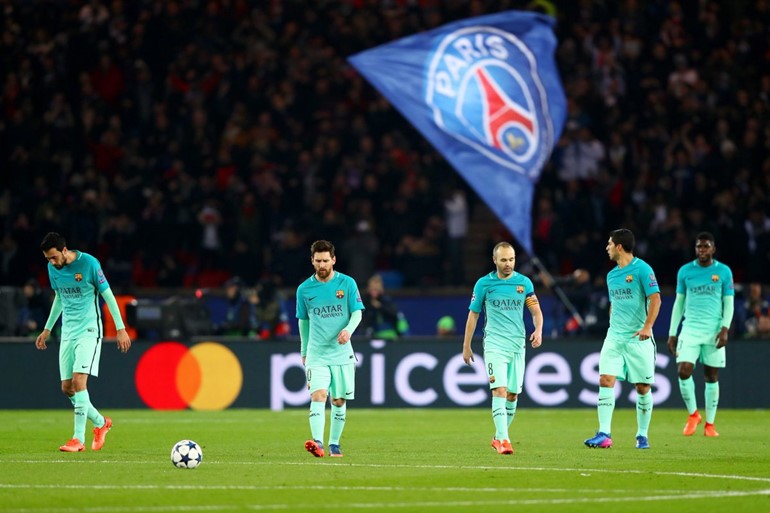 برشلونة ينهار أمام باريس سان جيرمان برباعية بيضاء في ملعب الأمراء.. ضمن ذهاب الدور ثمن النهائي لدوري الأبطال