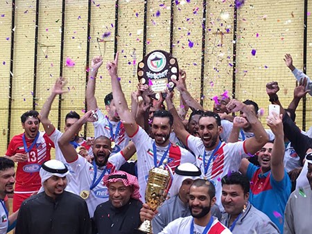 الكويت بطلاً لدوري الكرة الطائرة.. بعد غياب بلغ 38 عاماً
