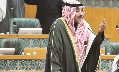الشيخ صباح الخالد متحدثا ﻿
