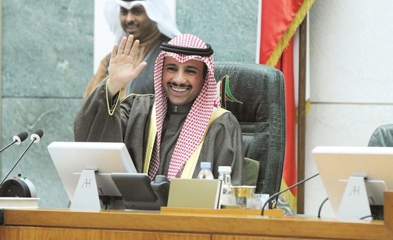 رئيس مجلس الأمة مرزوق الغانم محييا الأعضاء﻿