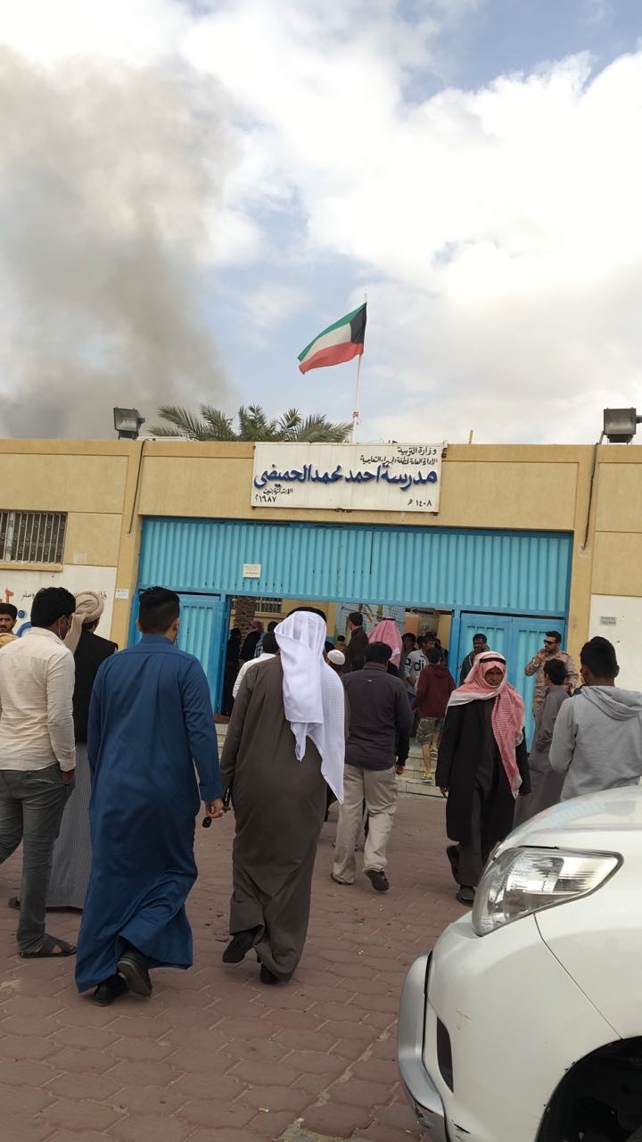 ‏حريق في مدرسة أحمد الحميضي الابتدائية ولا أضرار بشرية