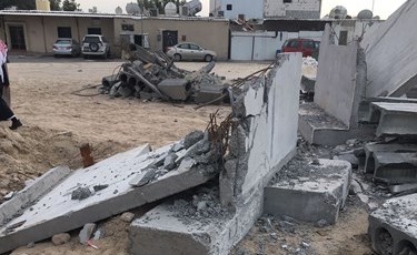 المسجد تحول إلى أنقاض﻿