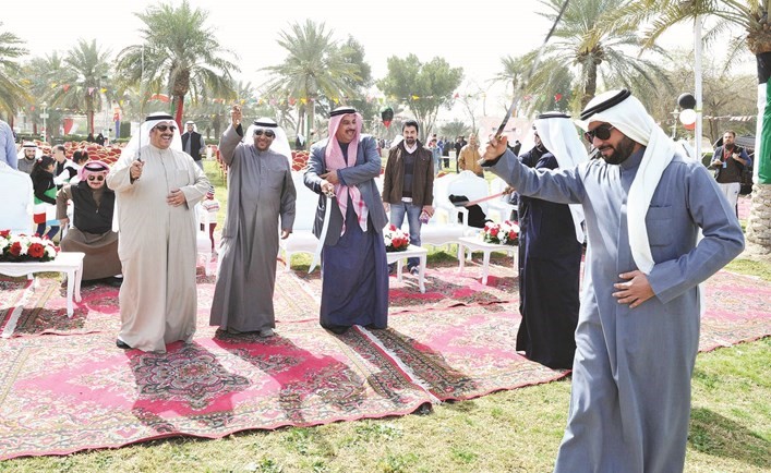 جانب من العرضة﻿