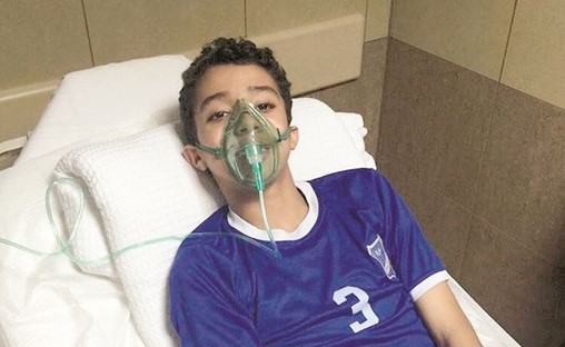 سعد الرشيدي يتلقى العلاج في المستشفى﻿