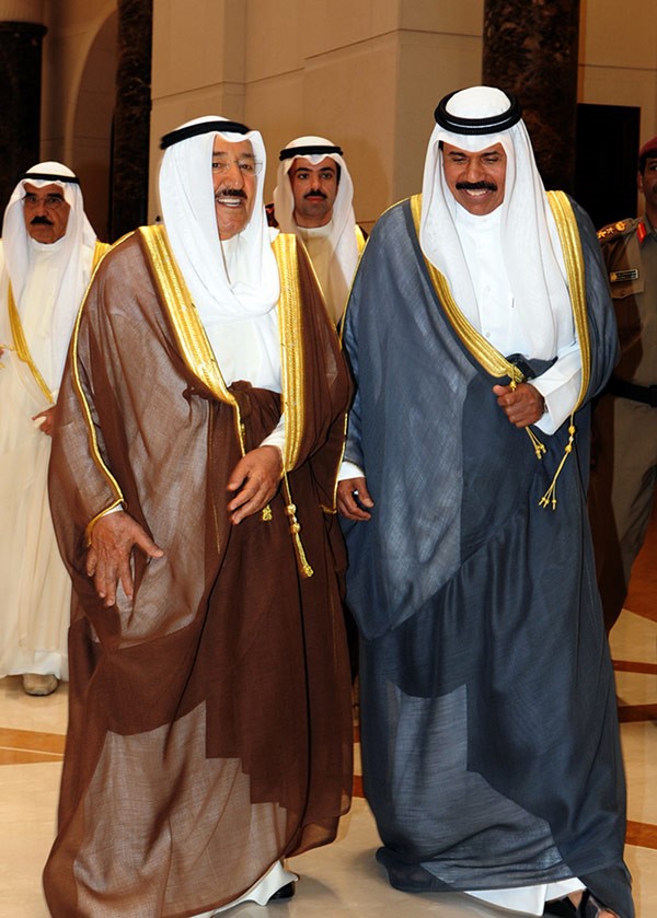 صاحب السمو الأمير الشيخ صباح الأحمد وسمو ولي العهد الشيخ نواف الأحمد