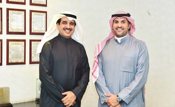 لقطة تضم مهند الصانع وعزارة الحسيني﻿