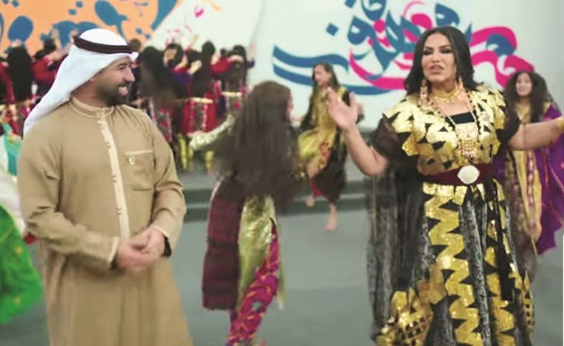 بشار الشطي وأحلام في أغنية يالوطن يالزبرقان﻿