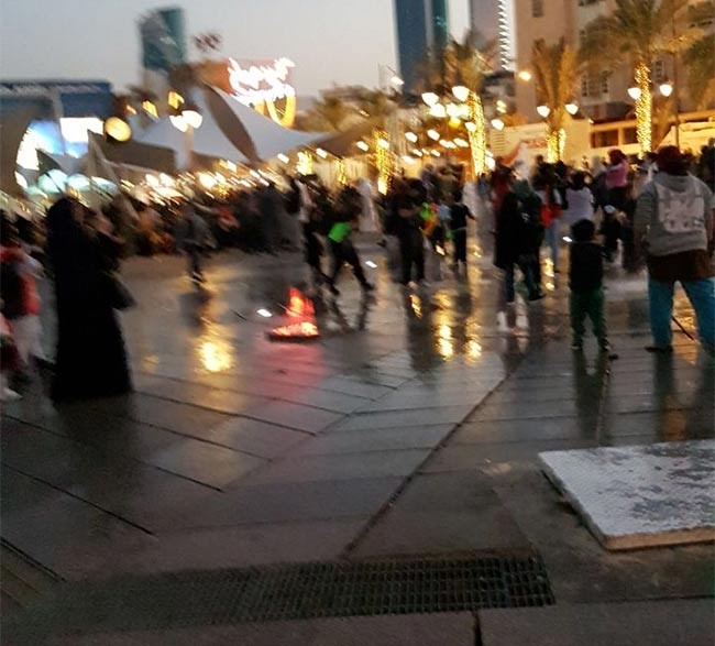بالفيديو والصور.. كرنفالات احتفالية بالأعياد الوطنية في "المباركية"