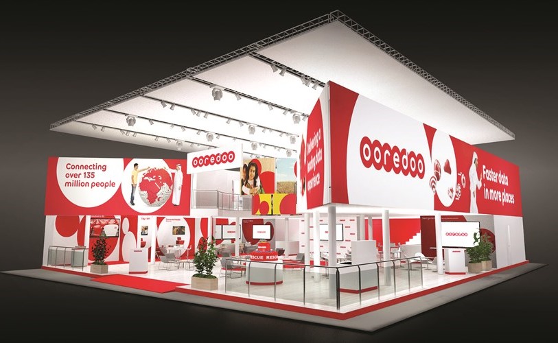 جناح Ooredoo المشارك بالمعرض﻿