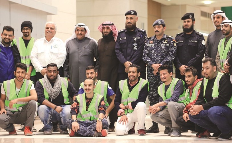 فريق المتطوعين المشاركين في الاحتفالات الوطنية﻿