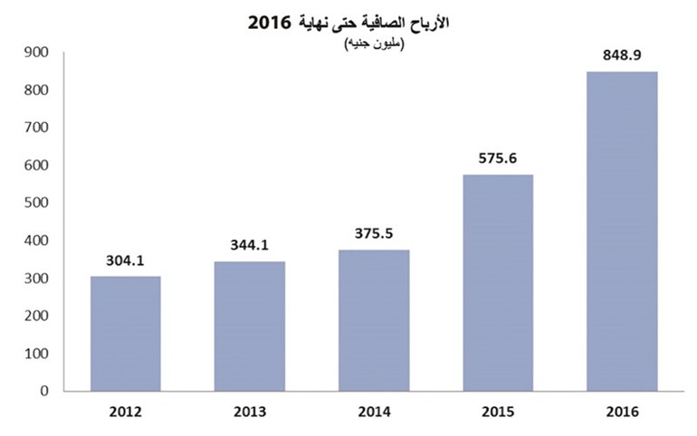 «الوطني - مصر» يربح 27.5 مليون دينار في 2016 بنمو 47.5%