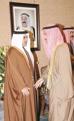 مرزوق الغانم مرحبا بصاحب السمو الملكي الأمير سلمان بن حمد آل خليفة﻿