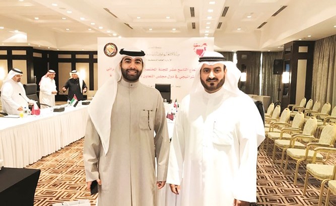 سعد المحيلبي لدى مشاركته في الاجتماع﻿