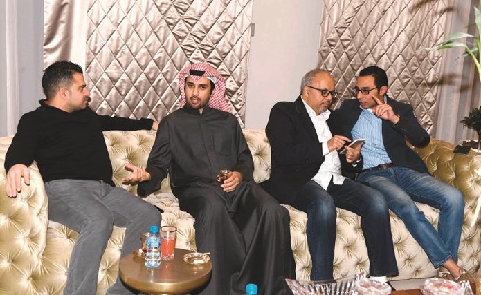 معتز محمود وبسام شعبان وأحمد الارملي وعيسى خلف﻿