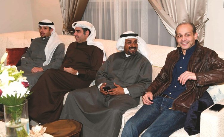 فهد المنيس وعبدالمحسن أبل وسعود الغانم وهاني السمرا﻿