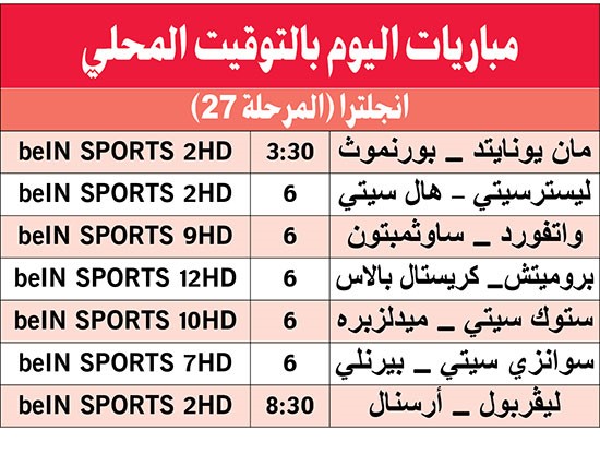 ليفربول Vs أرسنال صراع «المربع الذهبي»